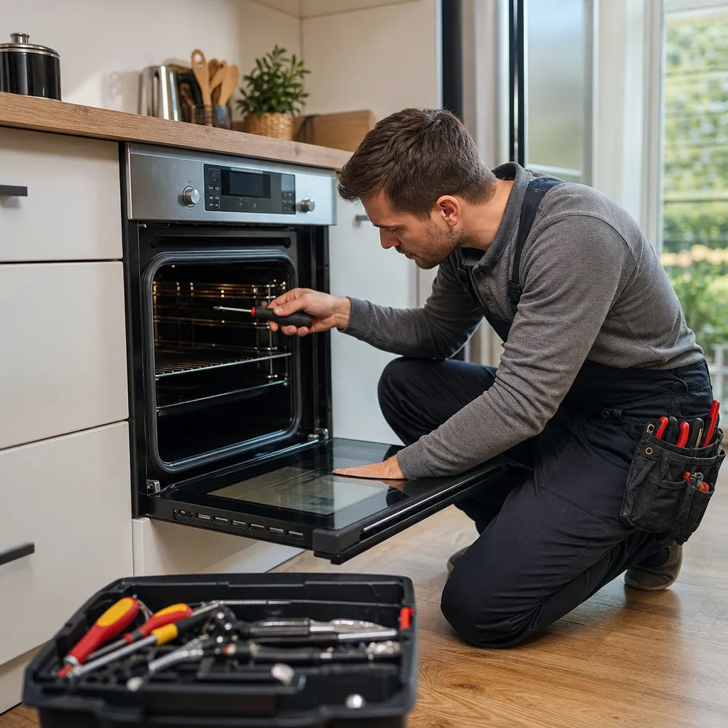 Photo réaliste générée par IA pour la page blog/codes erreur four bosch guide