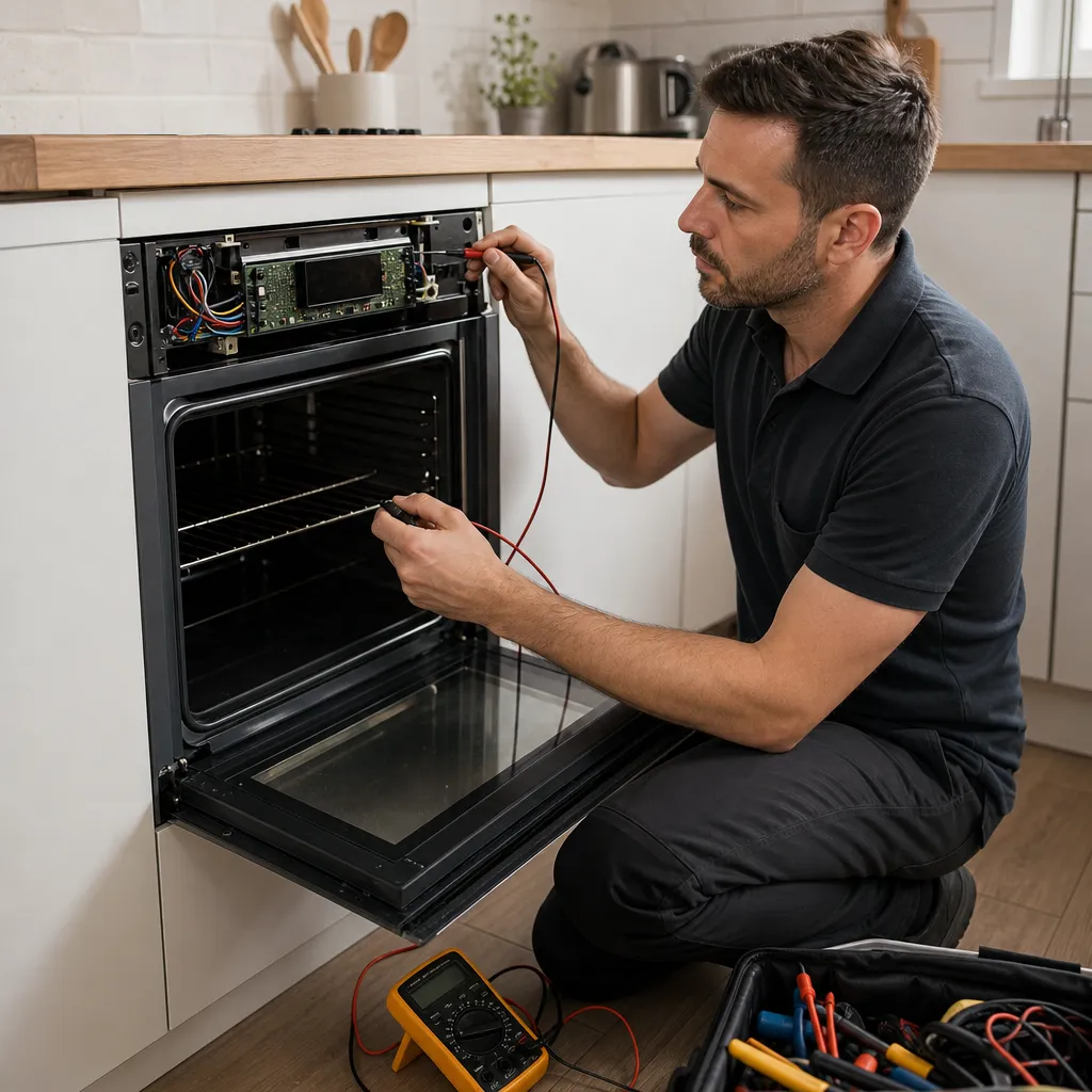 Photo réaliste générée par IA pour la page code erreur/electrolux e21