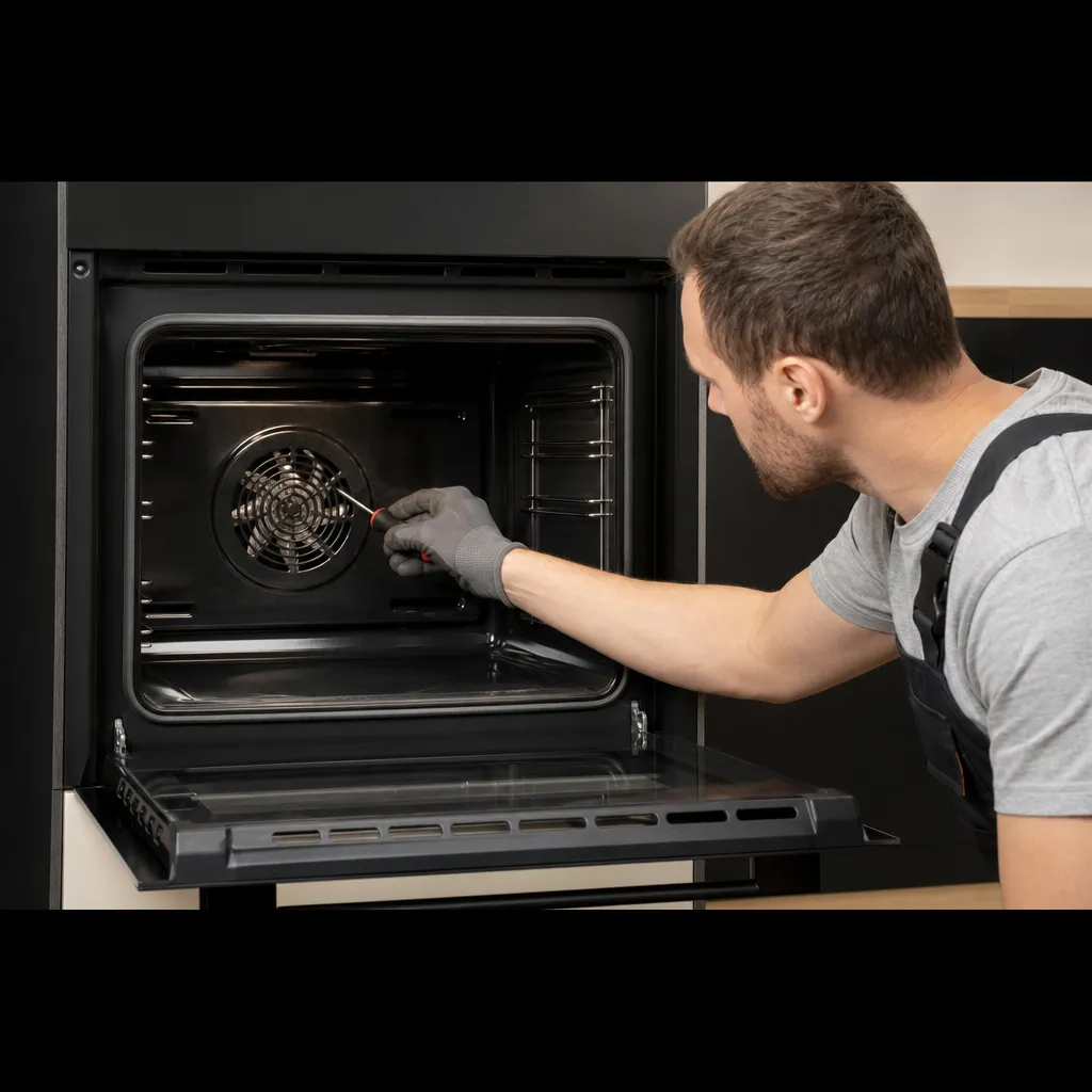 Photo réaliste générée par IA du ventilateur de refroidissement d'un four