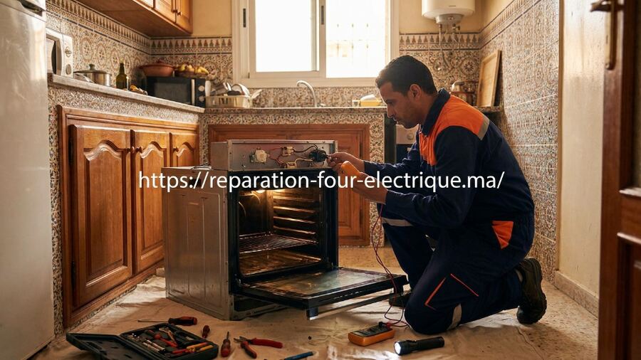 Réparation four dans maison marocaine Rabat