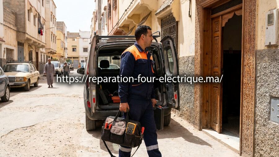 Technicien four Rabat en déplacement chez un client